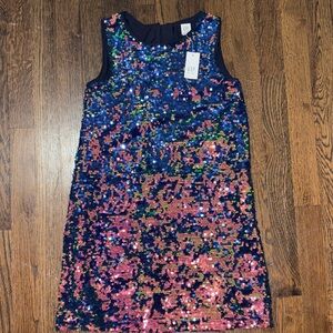 GAP Kids Sequin Dress in Blue and Pink